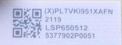KIT DE TARJETAS PARA TV VIZIO / MAIN XLCB02K060 / 715GC034-M0C-B00-005Y / T-CON 55.65T55.C19 / 5565T55C19 / FUENTE PLTVKI951XAFN / 715GA025-P01-008-003M / VKI951XAFN / PANEL TPT650WR-QVN07.U REV:S901P / DISPLAY T650QVN07.9 / MODELO NS-65F501NA22 - Imagen 4